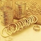 아연 합금 금 도금된 키는 홀더 부식 방지 녹슬지 않는 ISO9001을 울립니다